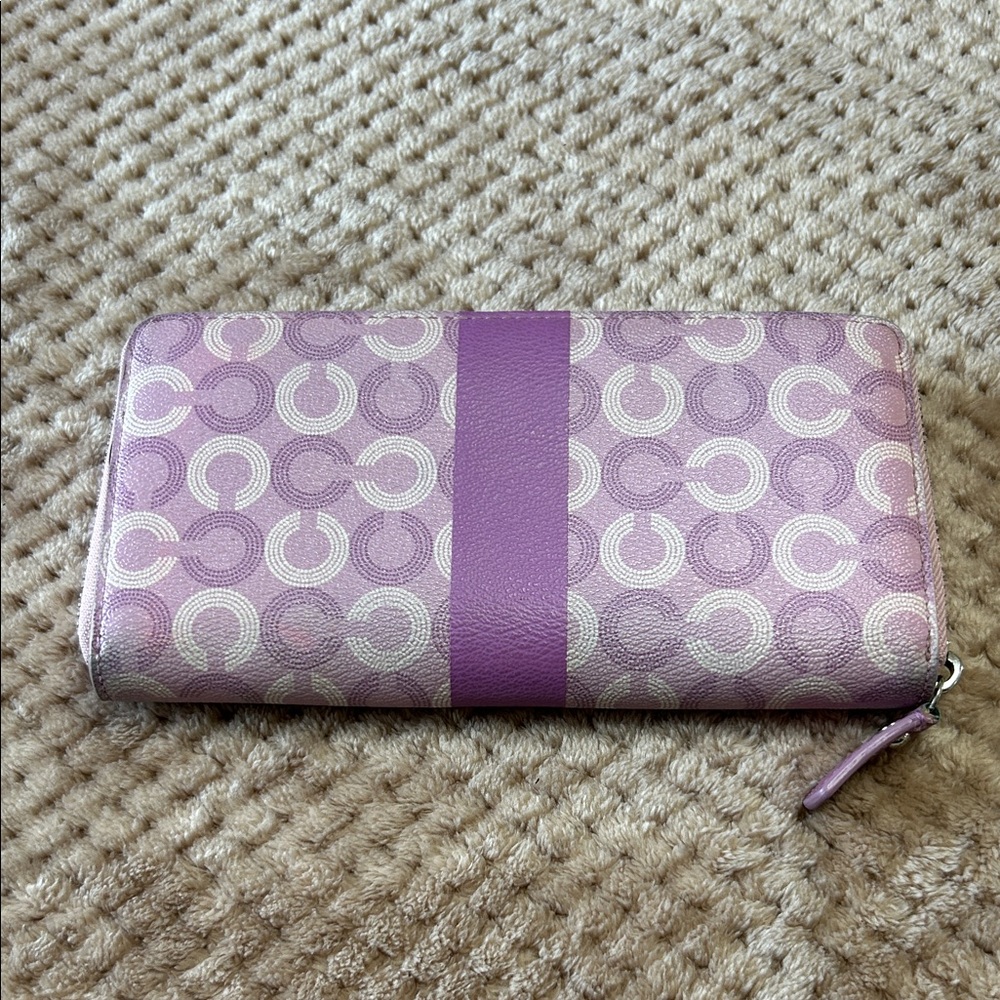 Coach Waverly Zip Around Wallet - Picture 2 of 8